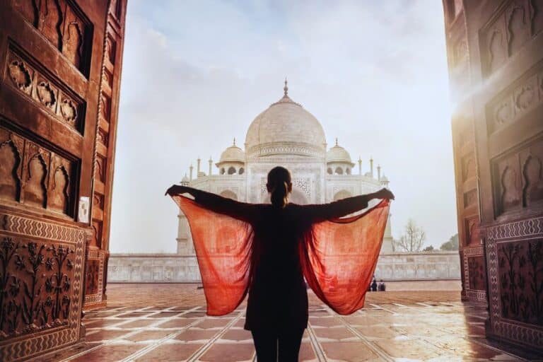 Agra Travels Taj Mahal India with Mughal architecture and Rajput heritage
