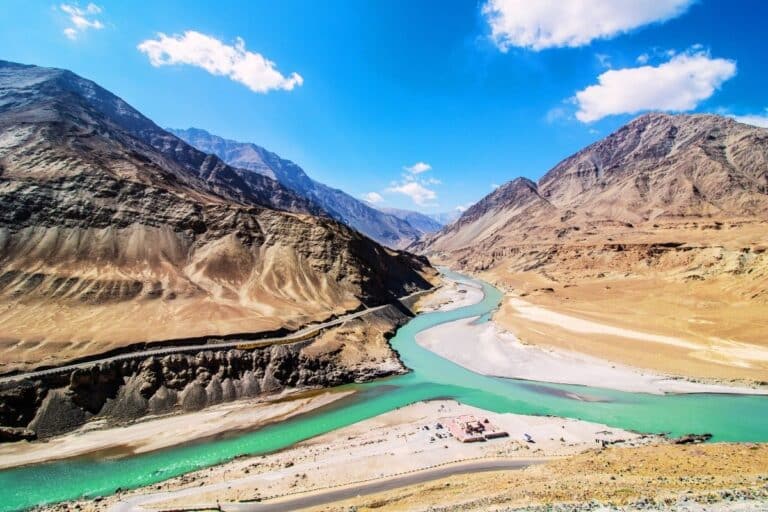 Ladakh trip with Pangong Lake, Nubra Valley and high-altitude mountain landscapes with monasteries, high roads and clear skies