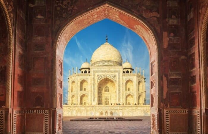 Rondreis door Agra met de Taj Mahal, het Agra Fort en details over de oude stad met de Taj Mahal, erfgoedlocaties van Delhi en Jaipur.