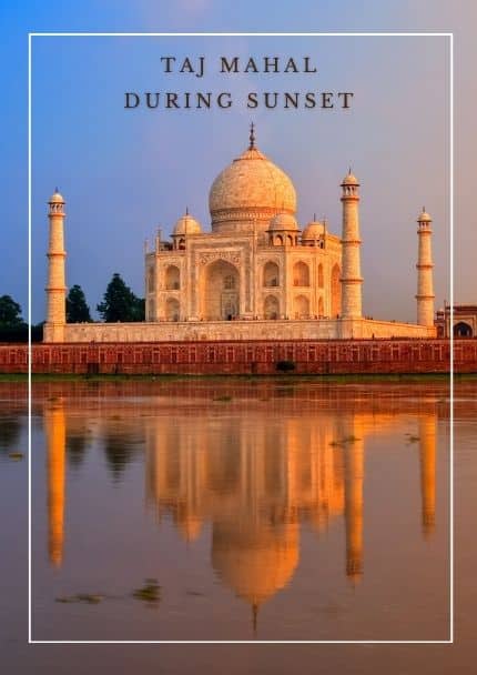 Private Trip to Taj Mahal During Sunset