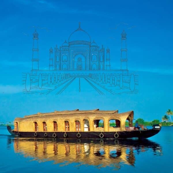 Taj Mahal and kerala